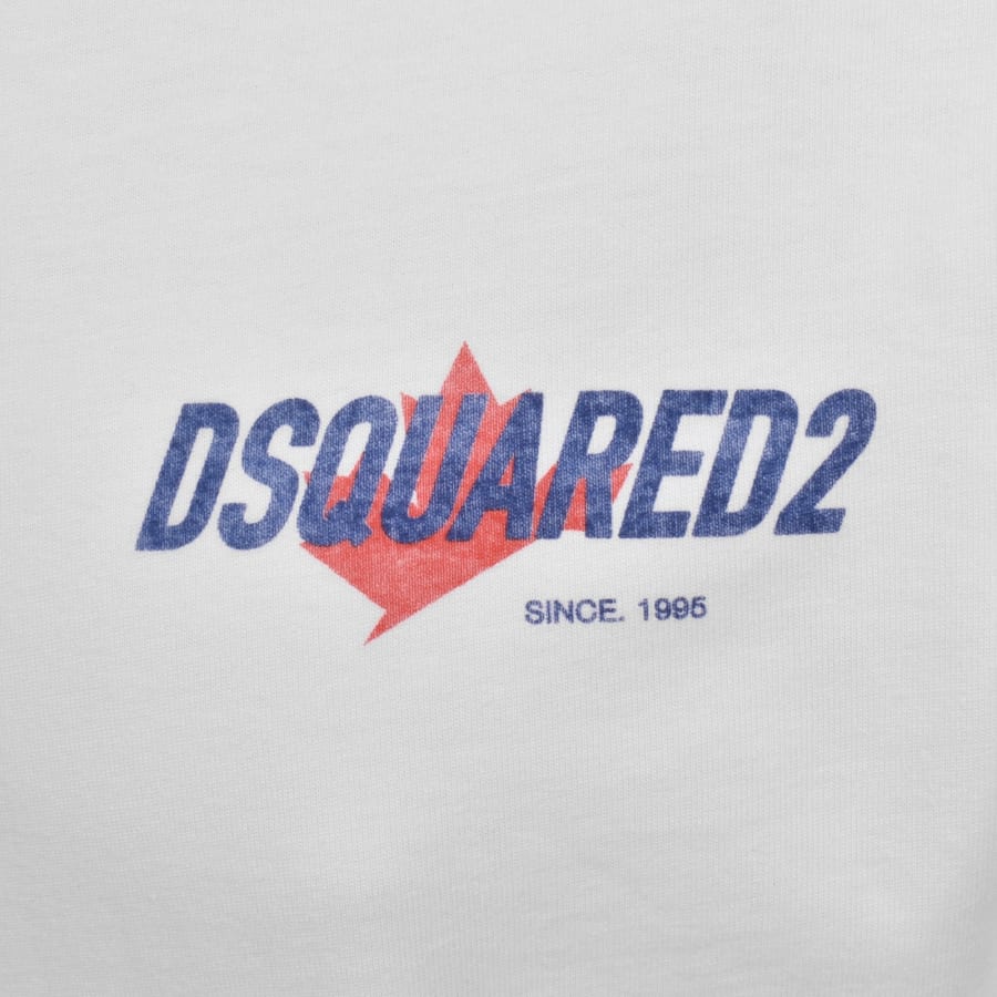 Image number 3 for DSQUARED2 Loose Fit T Shirt White