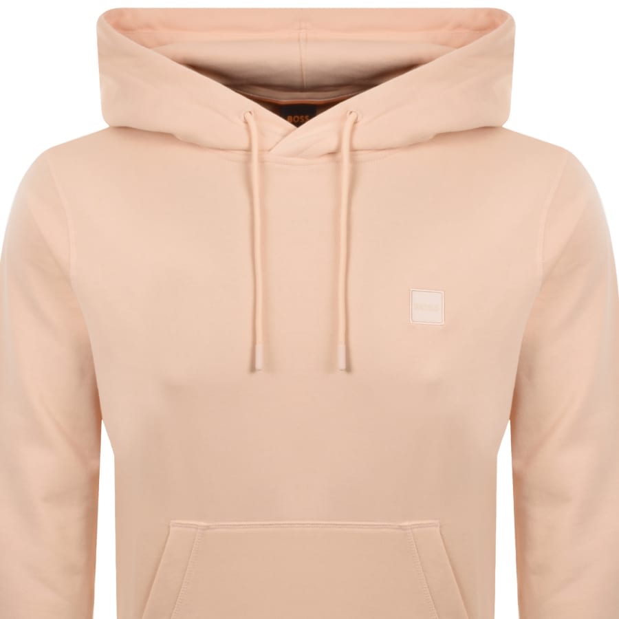 Image number 2 for BOSS Wetalk Pullover Hoodie Light Orange