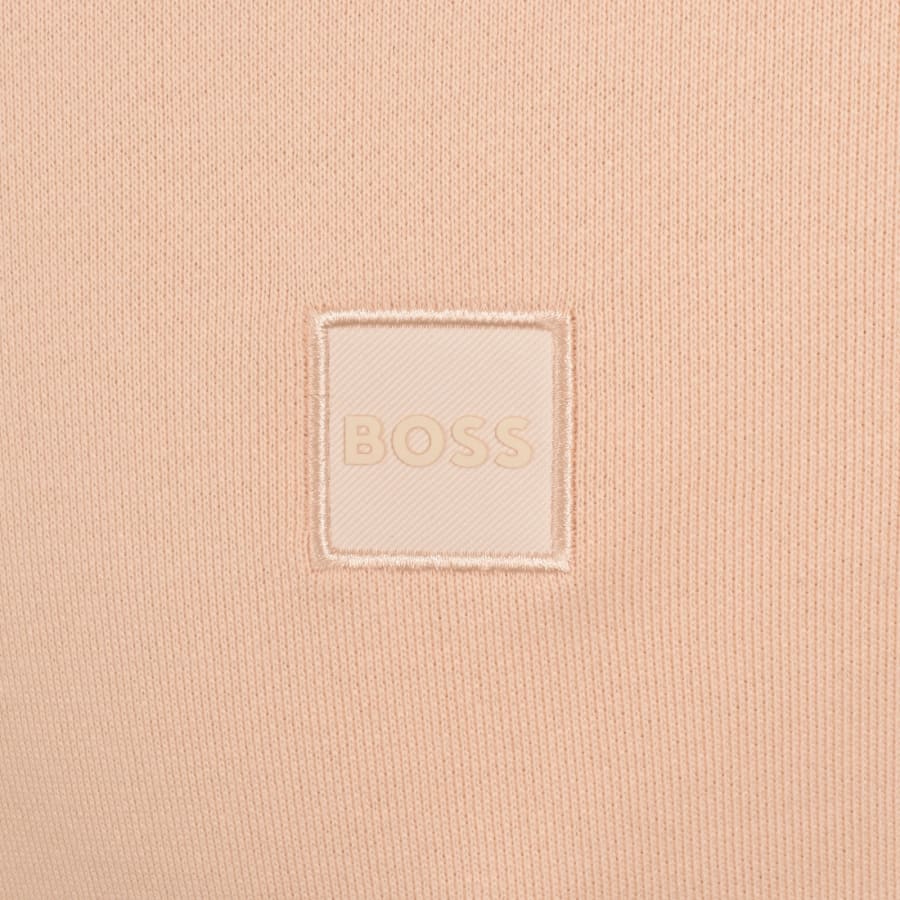Image number 3 for BOSS Wetalk Pullover Hoodie Light Orange