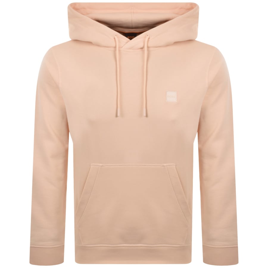 Image number 1 for BOSS Wetalk Pullover Hoodie Light Orange