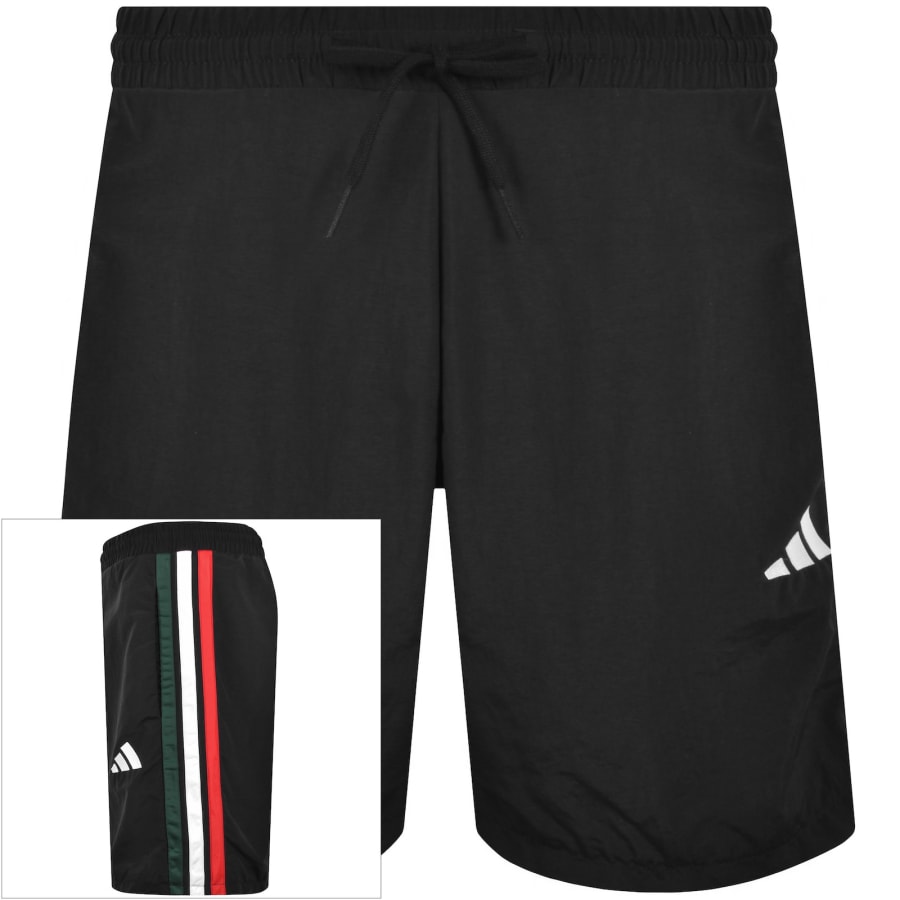 Image number 1 for adidas Sportswear 3 Stripe Chelsea Shorts Black
