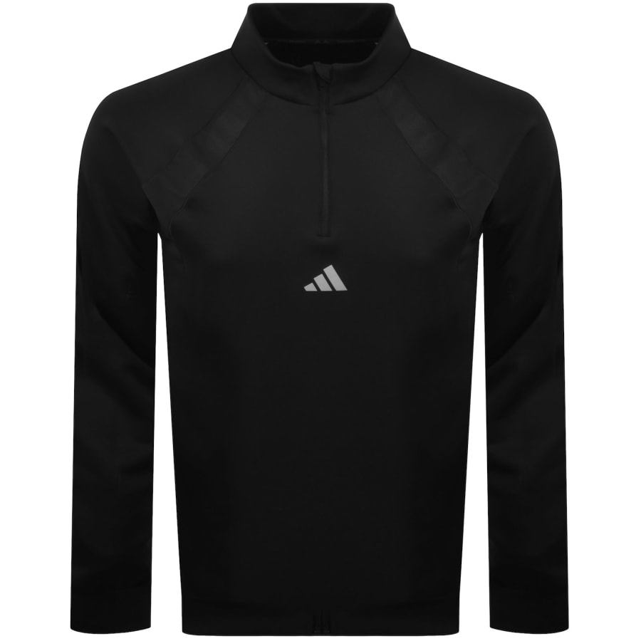Image number 1 for adidas Sportswear Tech Quarter Zip T Shirt Black