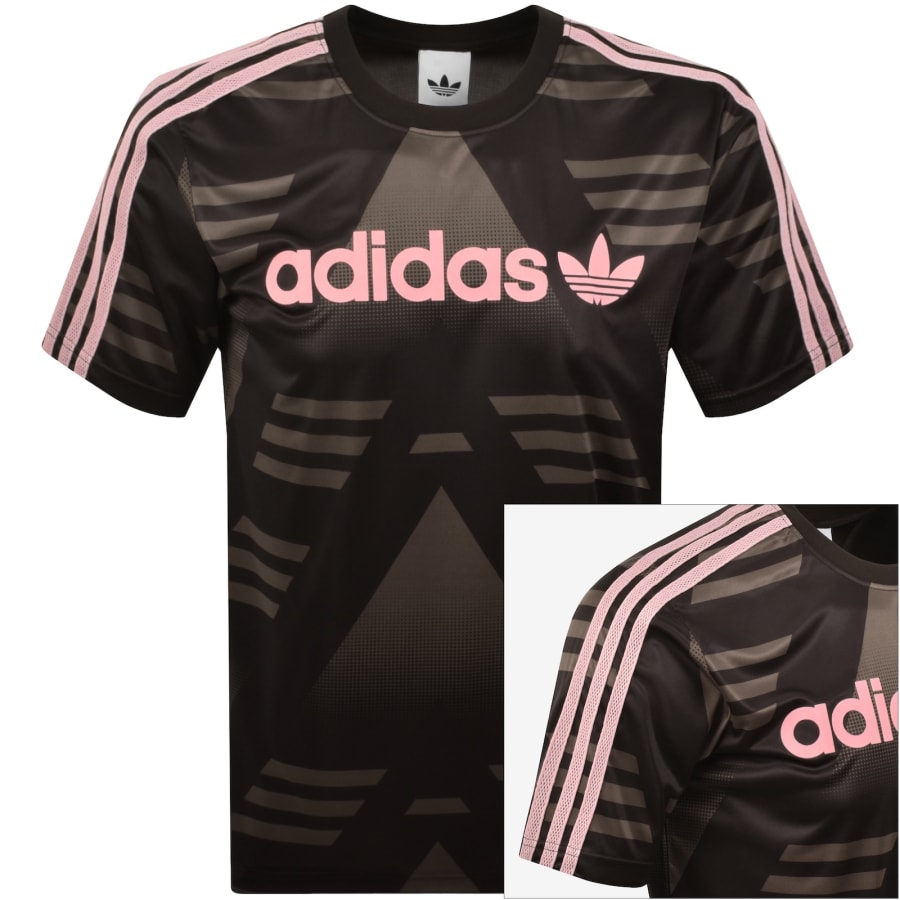 Image number 1 for adidas Originals JSY T Shirt Brown