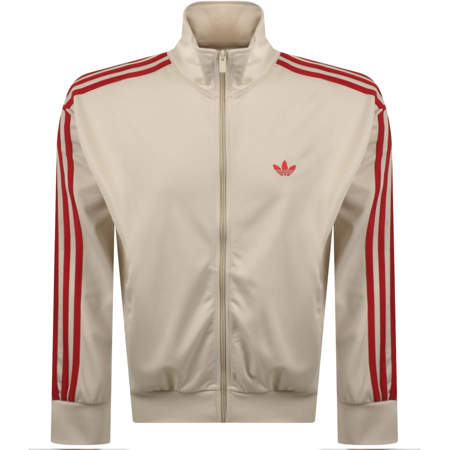 Image number 2 for adidas Originals Firebird Track Top Beige
