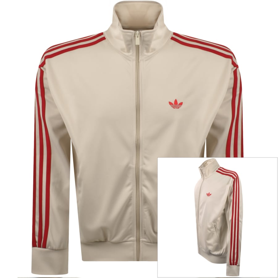 Image number 1 for adidas Originals Firebird Track Top Beige