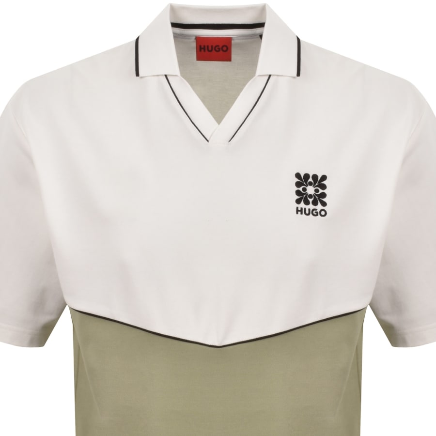 Image number 2 for HUGO Dasillo Polo Shirt White