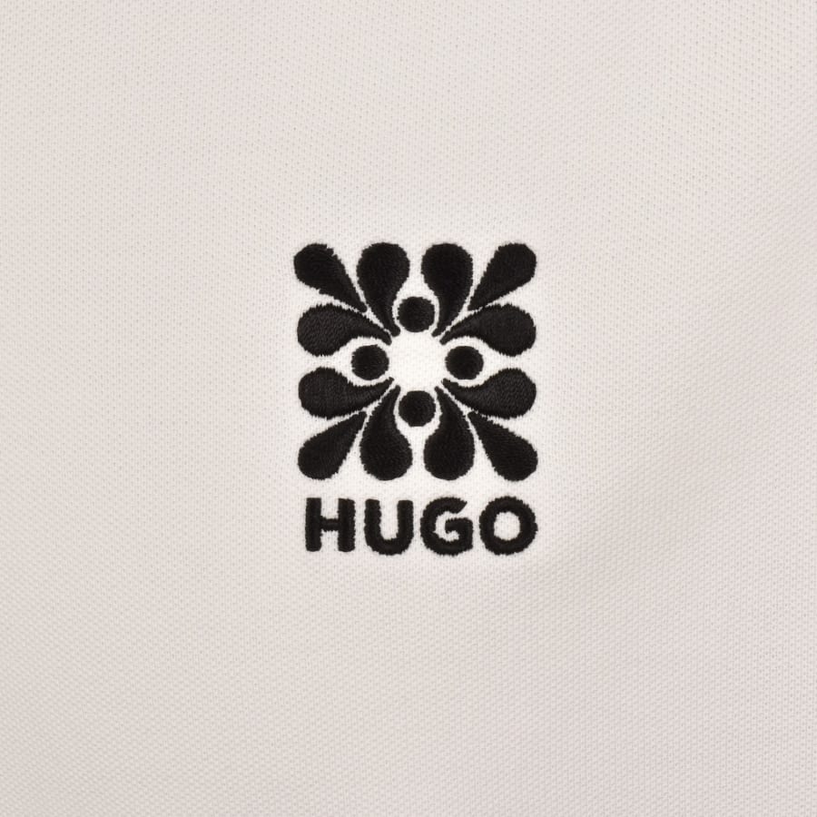Image number 3 for HUGO Dasillo Polo Shirt White