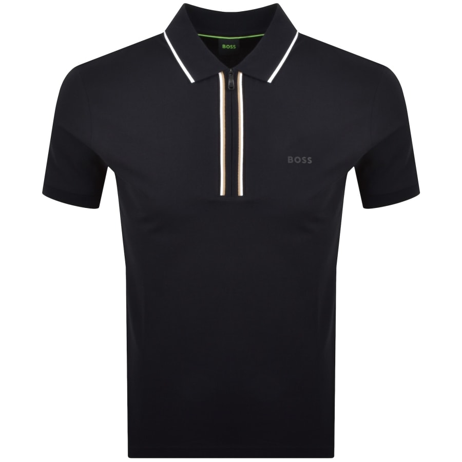 Image number 1 for BOSS Slim Fit Philix Polo T Shirt Dark Blue