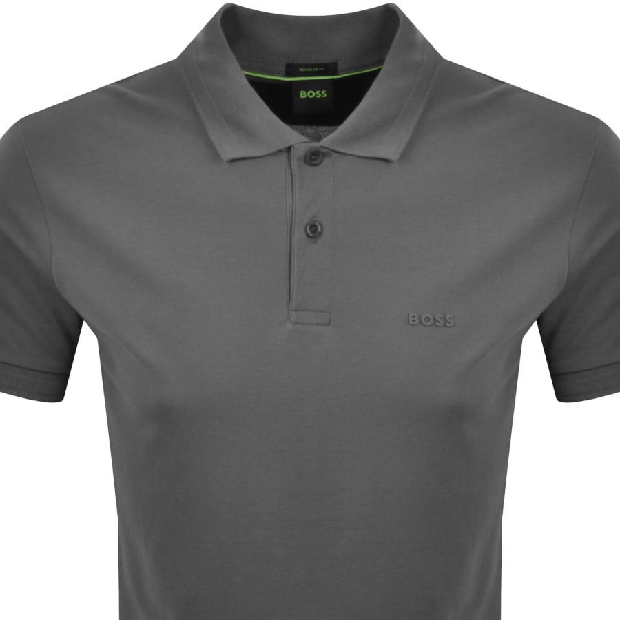 Image number 2 for BOSS Pio 1 Polo T Shirt Grey