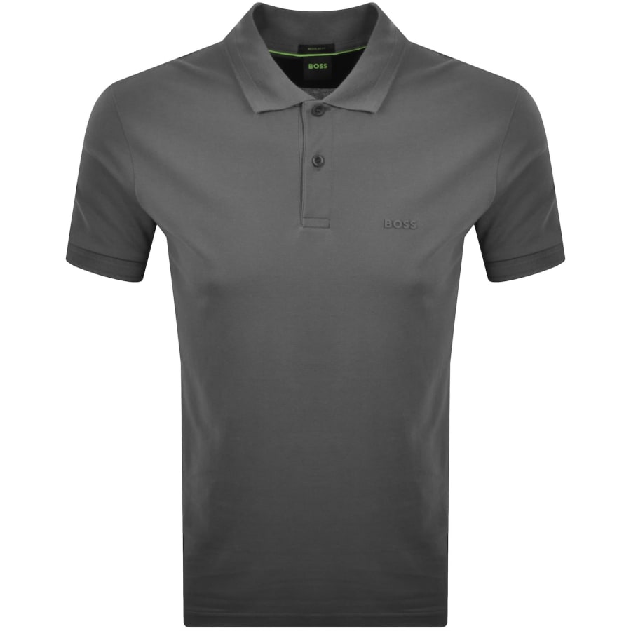 Image number 1 for BOSS Pio 1 Polo T Shirt Grey