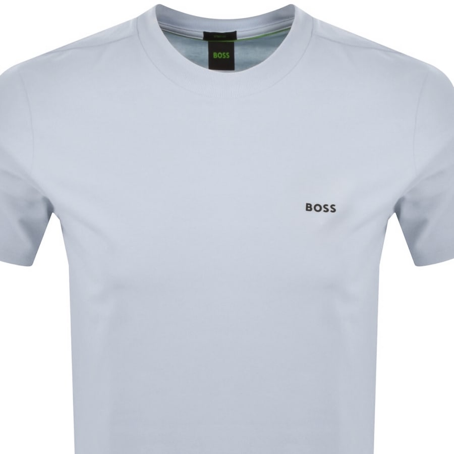 Image number 2 for BOSS Tee T Shirt Open Blue