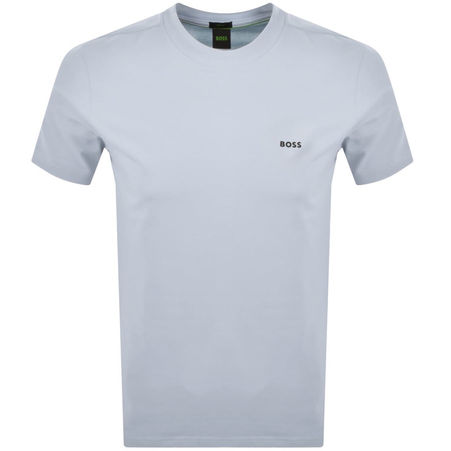 Image number 1 for BOSS Tee T Shirt Open Blue