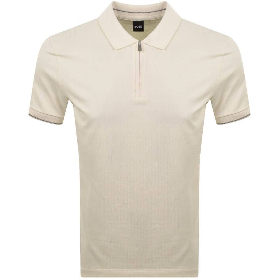 Image number 1 for BOSS C Pei 90 Polo Off White