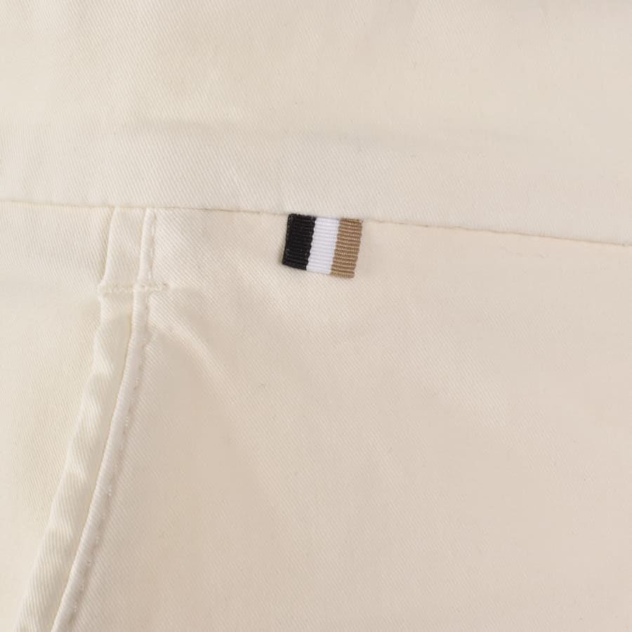 Image number 3 for BOSS Kane Chino Shorts Off White