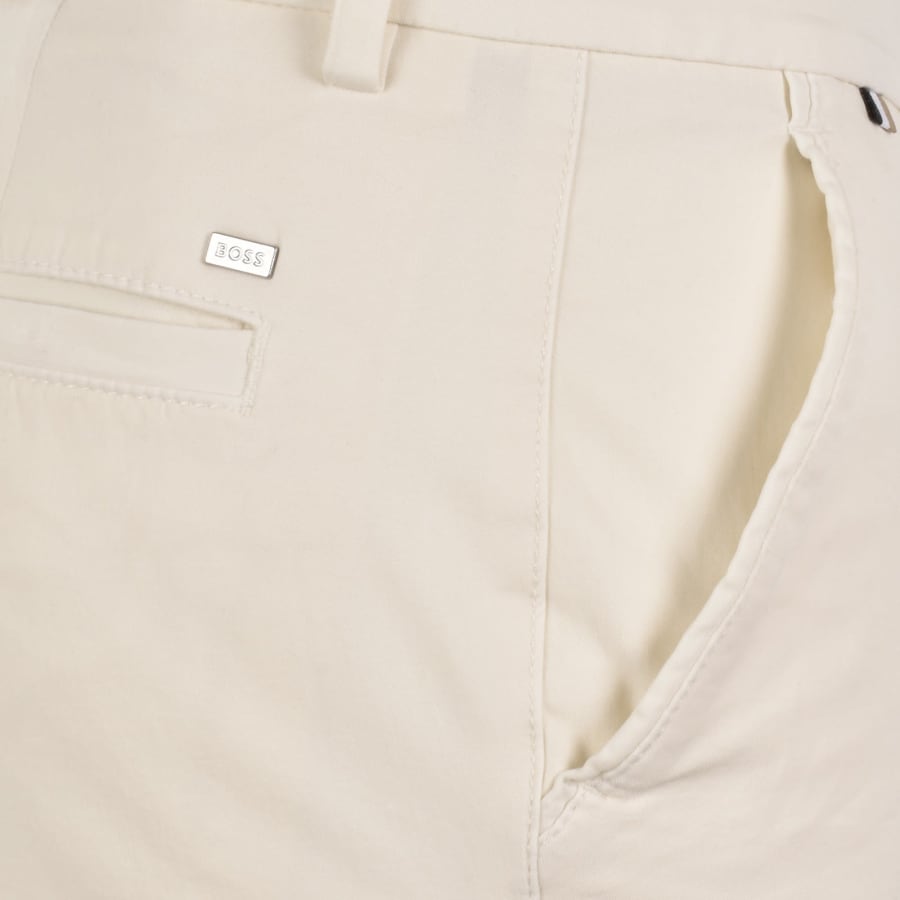 Image number 4 for BOSS Kane Chino Shorts Off White