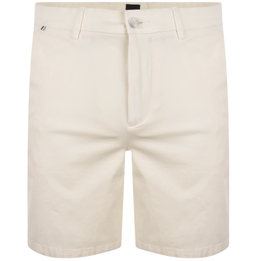 Image number 1 for BOSS Kane Chino Shorts Off White