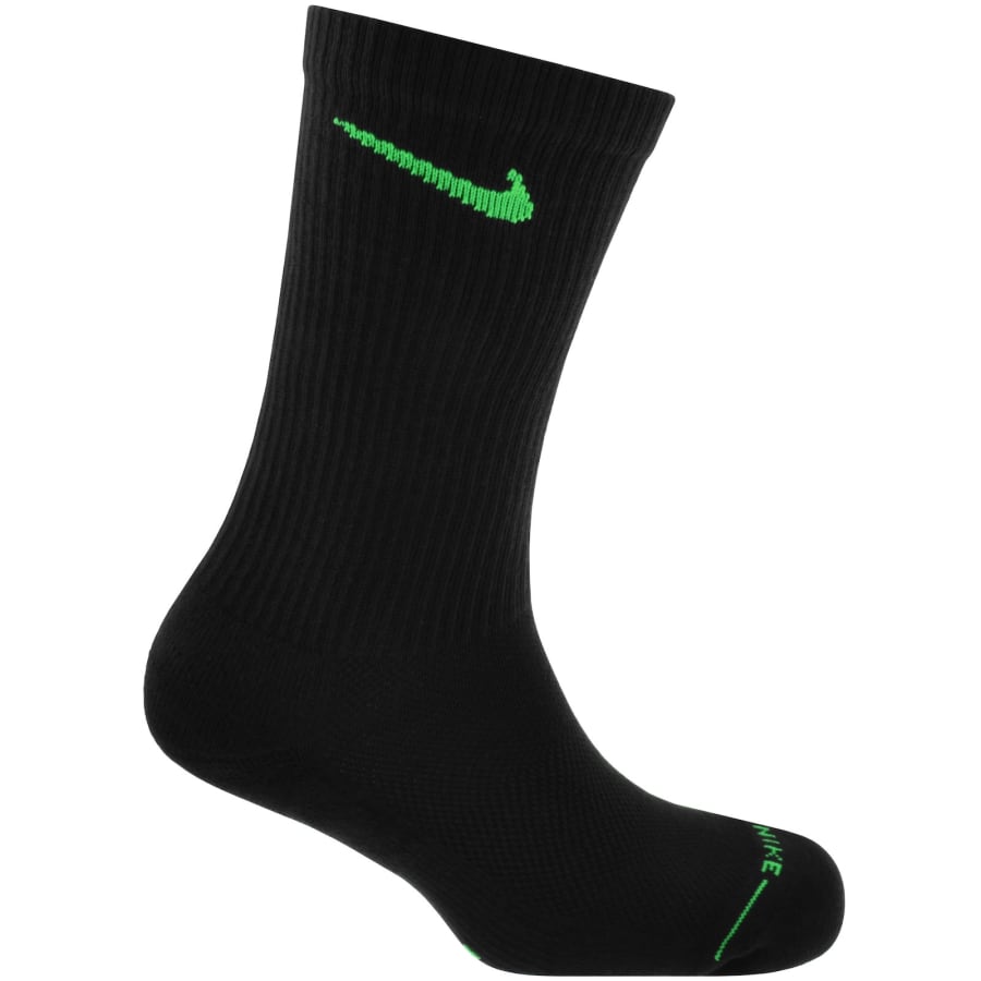 Image number 5 for Nike 6 Pack Crew Socks Black