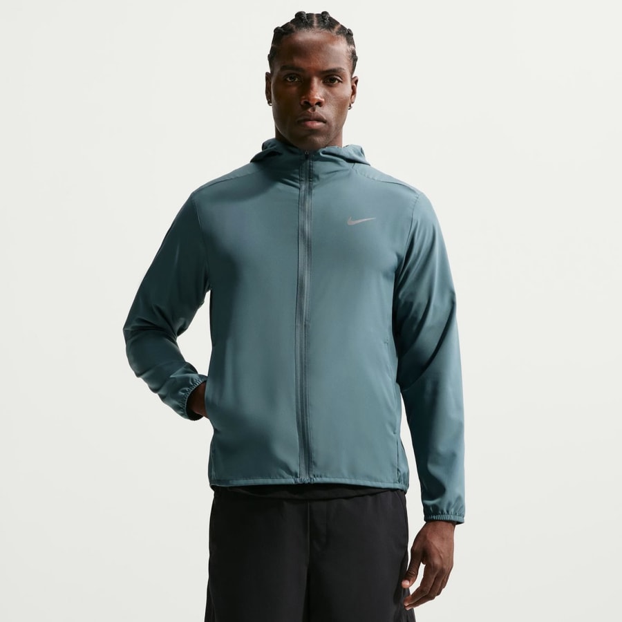 Image number 5 for Nike Training Hooded Fitness Jacket Blue