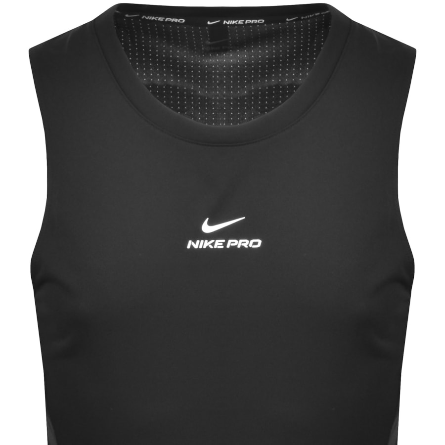 Image number 2 for Nike Pro Dri Fit Logo Vest Black