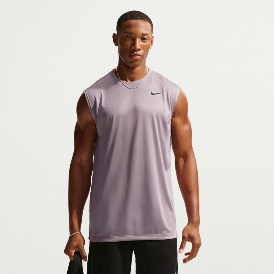 Image number 4 for Nike Training Dri Fit Legend Vest Purple