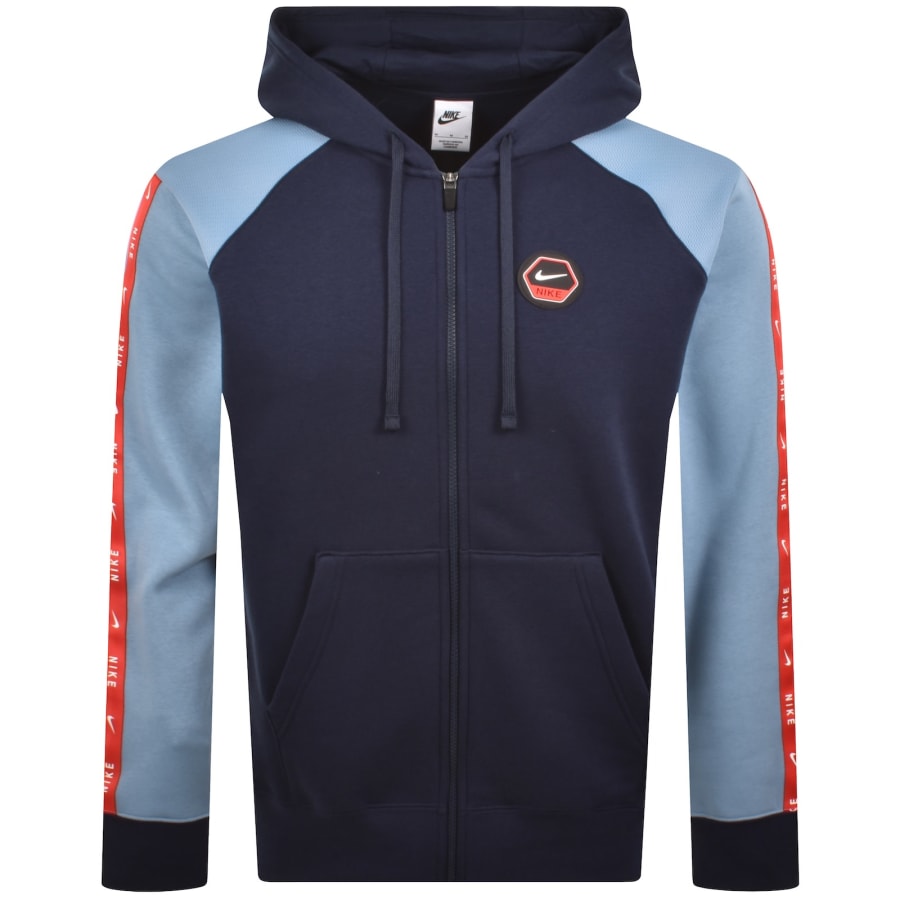 Image number 2 for Nike Full Zip Hoodie Obsidian Navy