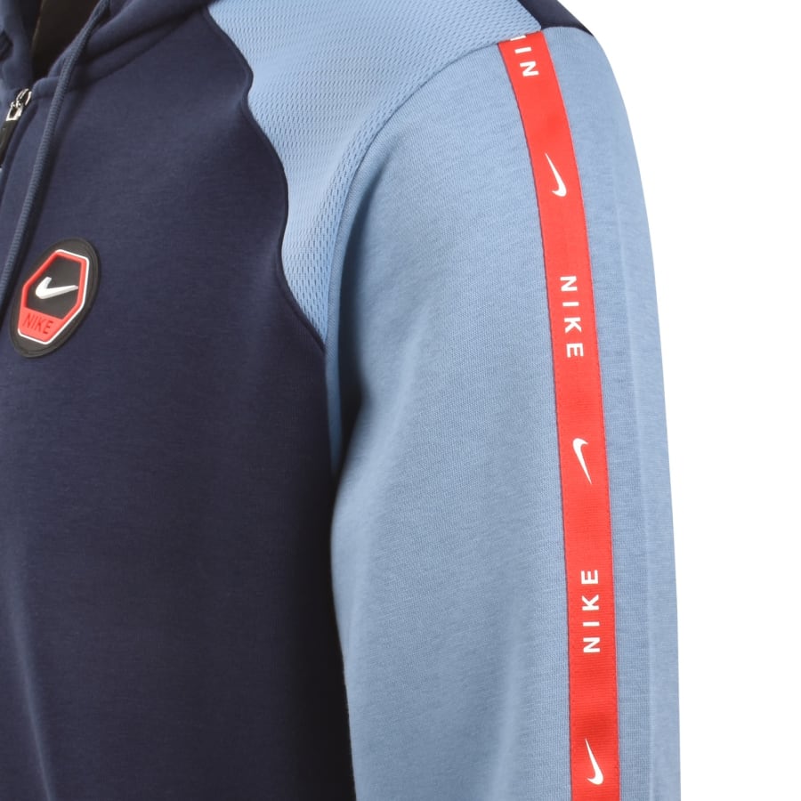 Image number 3 for Nike Full Zip Hoodie Obsidian Navy