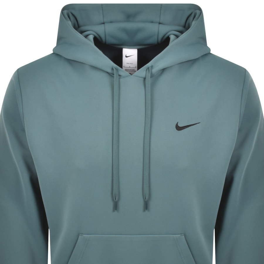 Image number 2 for Nike Training Dri Fit Pullover Hoodie Blue