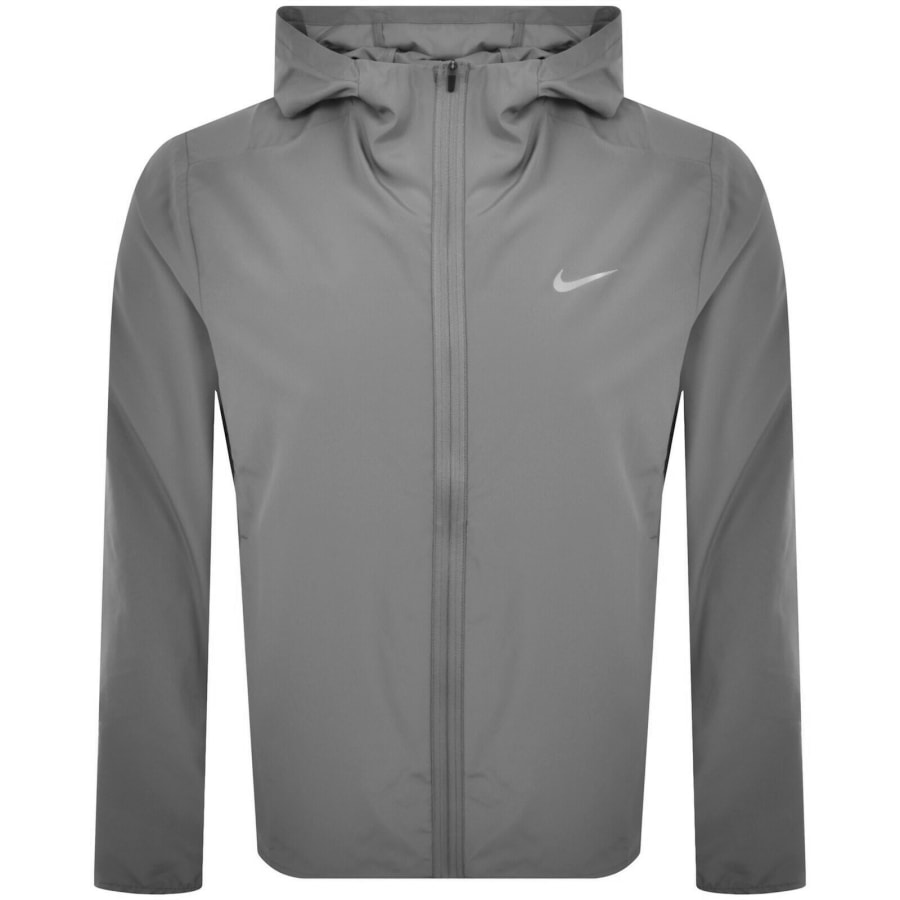 Image number 1 for Nike Training Hooded Fitness Jacket Grey