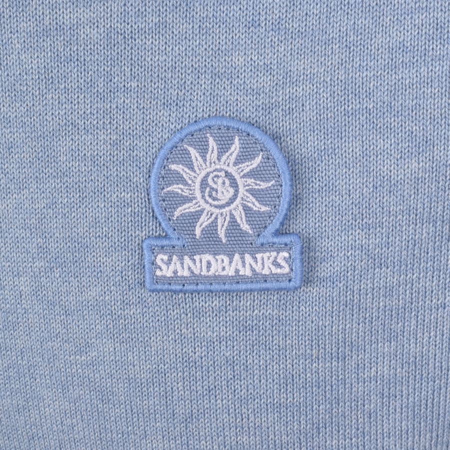 Image number 3 for Sandbanks 3 Button Polo T Shirt Blue