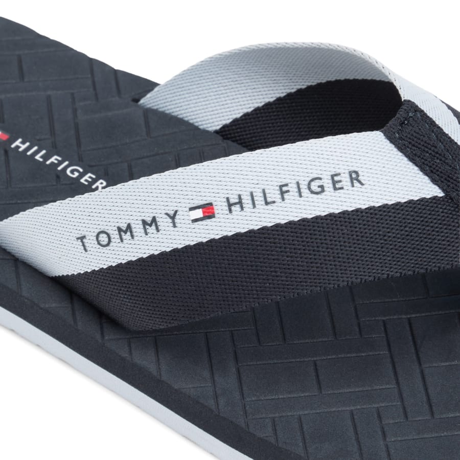 Image number 4 for Tommy Hilfiger Beach Flip Flops Navy