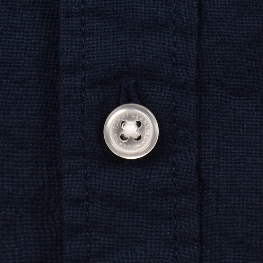 Image number 4 for Tommy Jeans Seersucker Shirt Navy