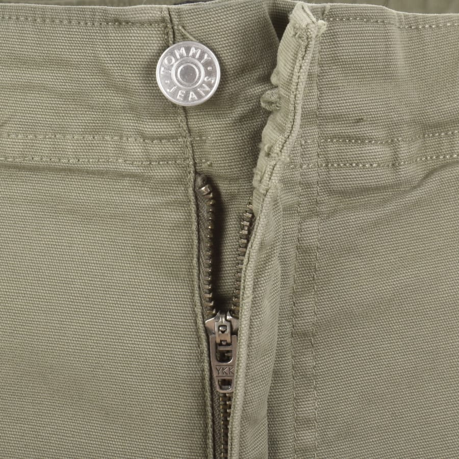 Image number 4 for Tommy Jeans Otis Canvas Cargo Trousers Green