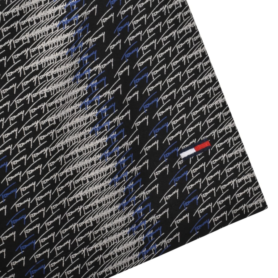 Image number 4 for Tommy Jeans All Over Print Shirt Black