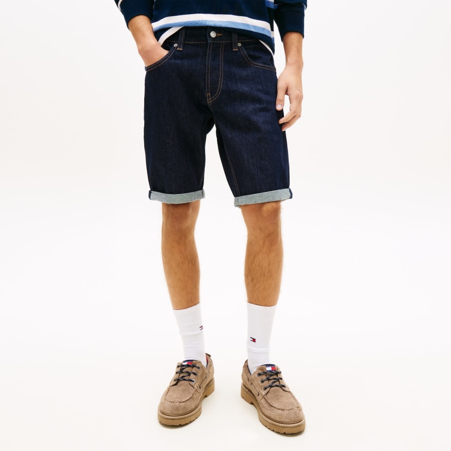 Image number 5 for Tommy Jeans Ronnie Shorts Dark Wash Blue
