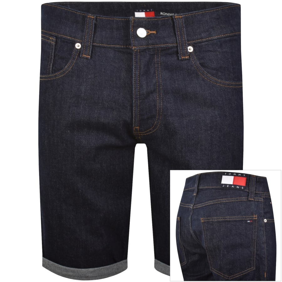 Image number 1 for Tommy Jeans Ronnie Shorts Dark Wash Blue