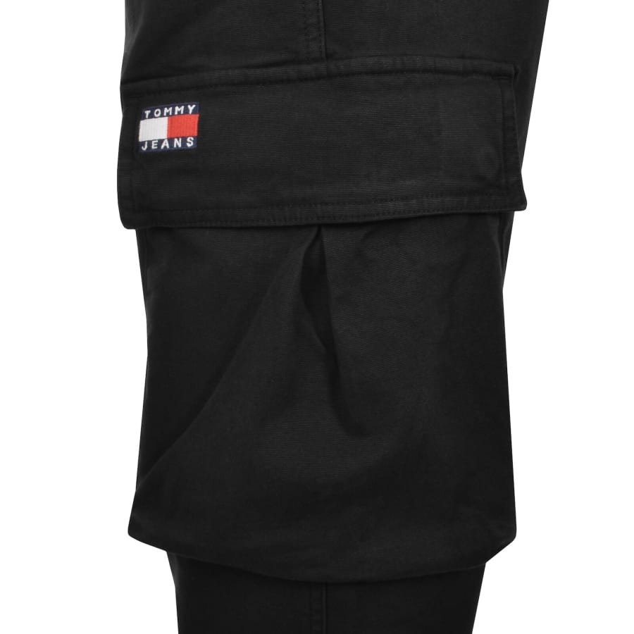 Image number 4 for Tommy Jeans Otis Canvas Cargo Trousers Black
