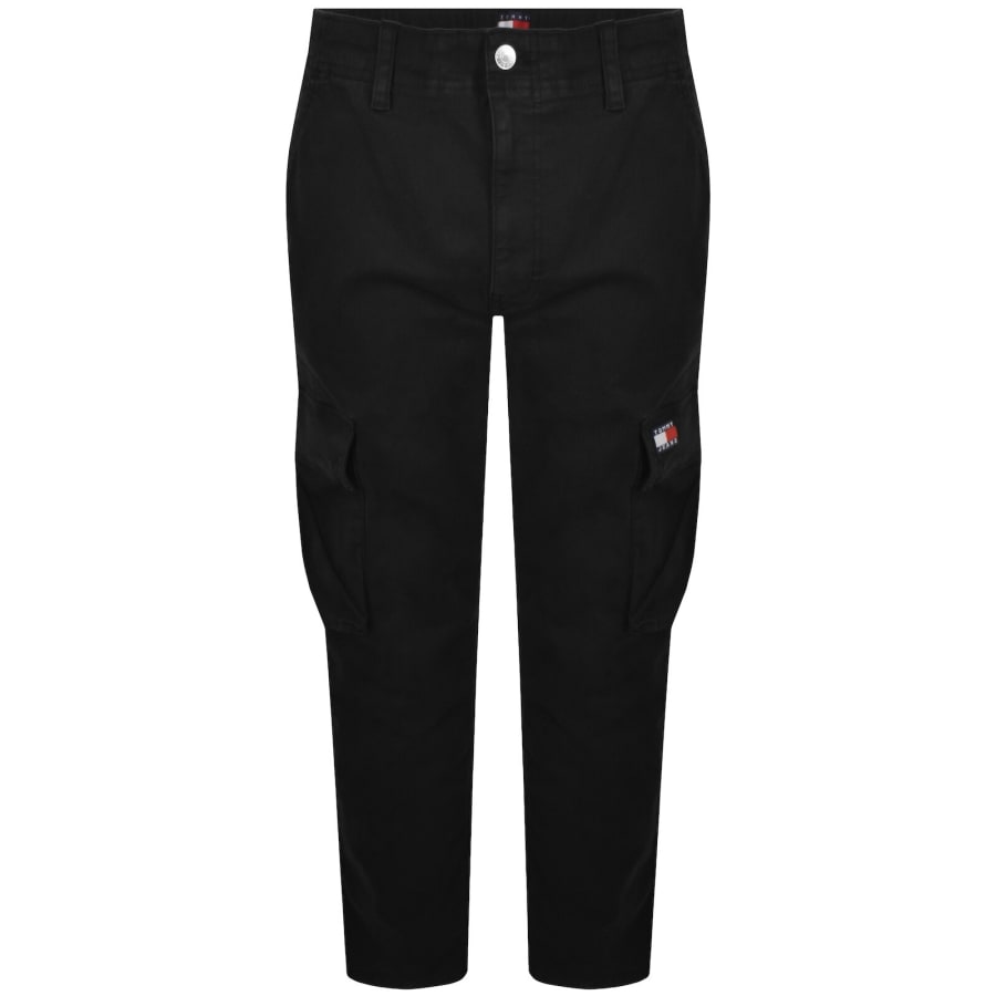Image number 1 for Tommy Jeans Otis Canvas Cargo Trousers Black