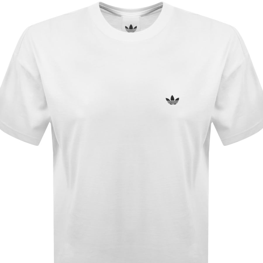 Image number 2 for adidas Originals Essential Trefoil T Shirt White