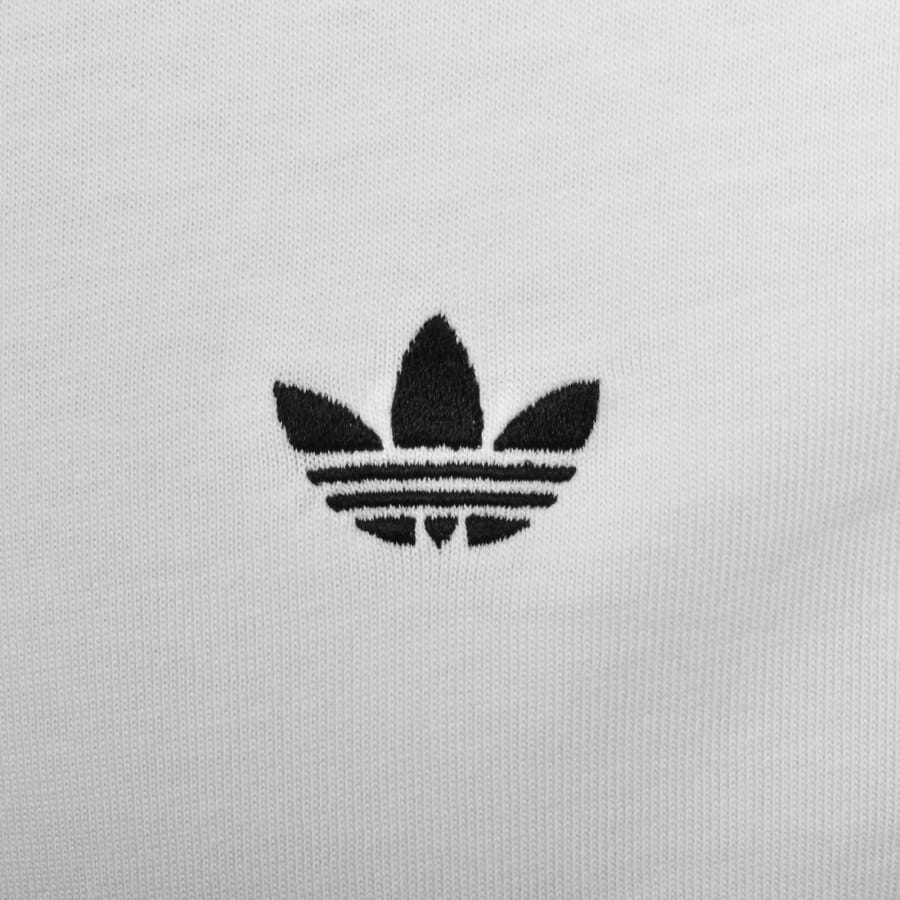Image number 3 for adidas Originals Essential Trefoil T Shirt White