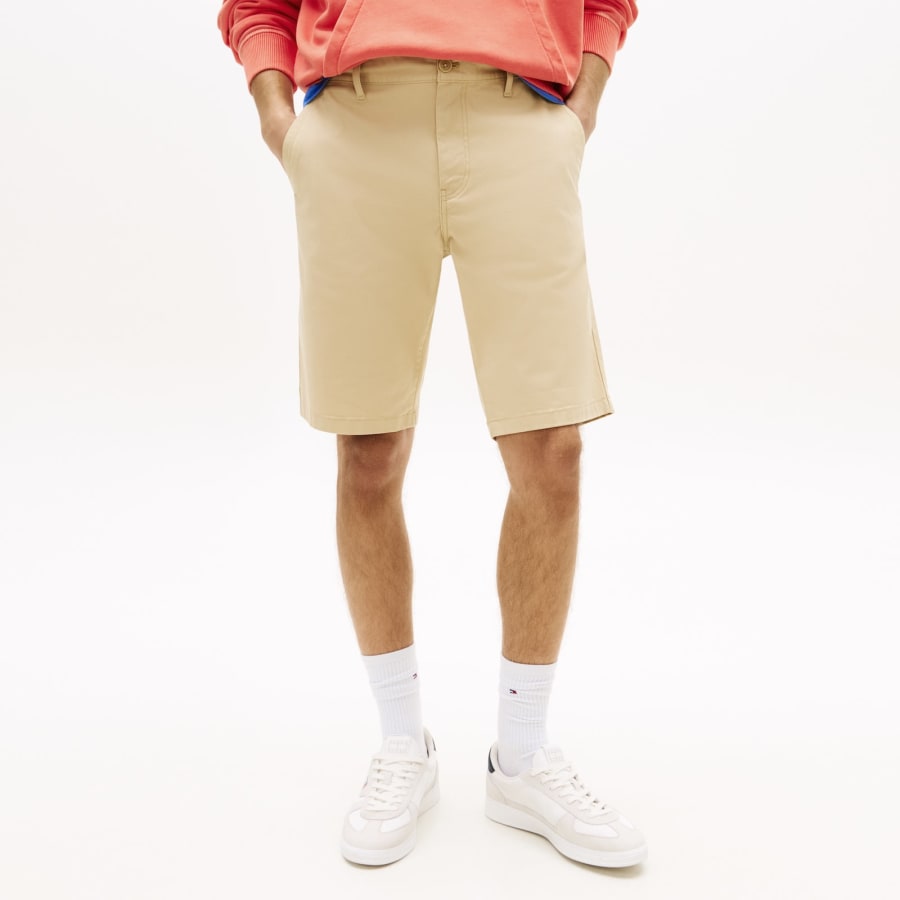 Image number 5 for Tommy Jeans Scanton Shorts Beige