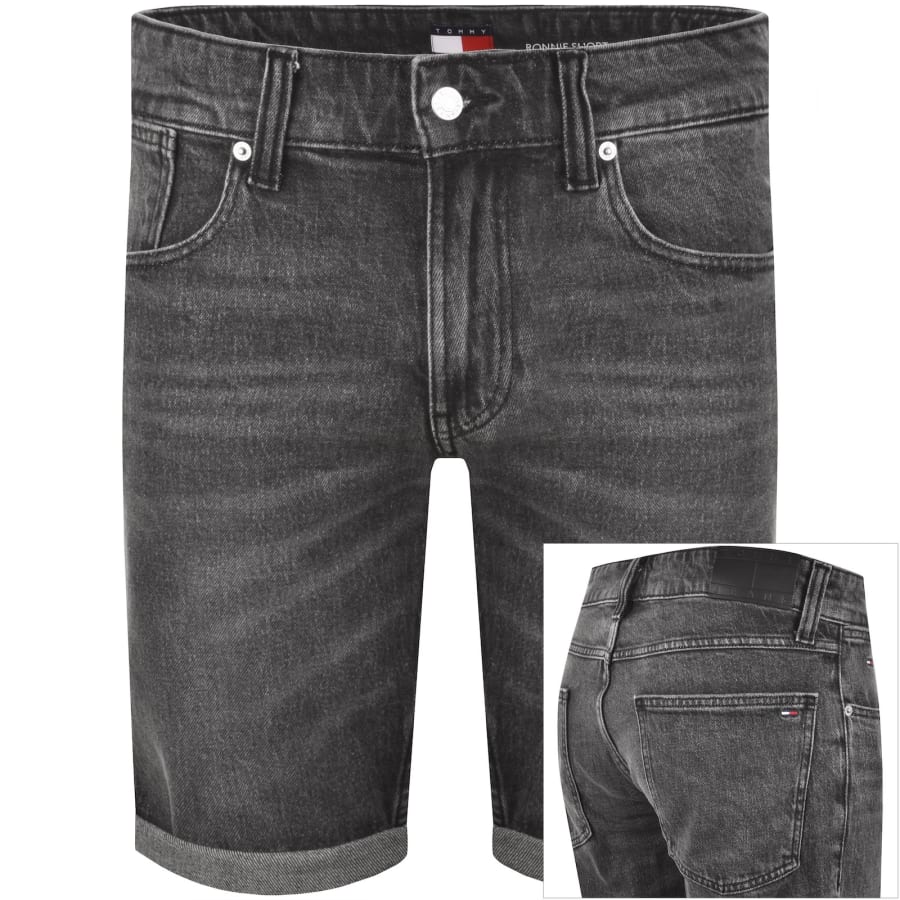 Image number 1 for Tommy Jeans Ronnie Shorts Denim Black