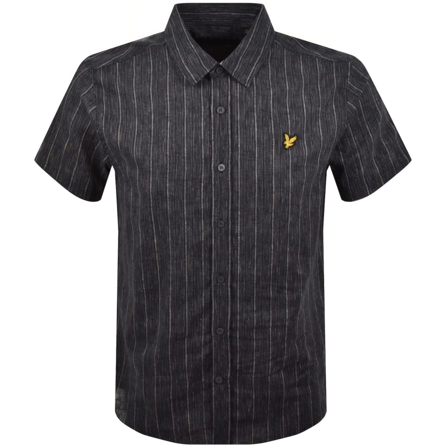 Image number 1 for Lyle And Scott Stripe Shirt Navy