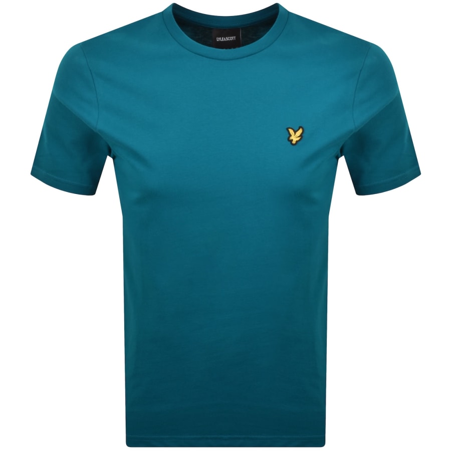 Image number 1 for Lyle And Scott Crew Neck T Shirt Blue