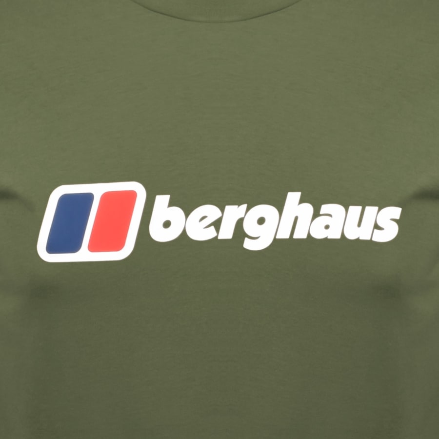 Image number 3 for Berghaus Class XL Logo T Shirt Dark Green