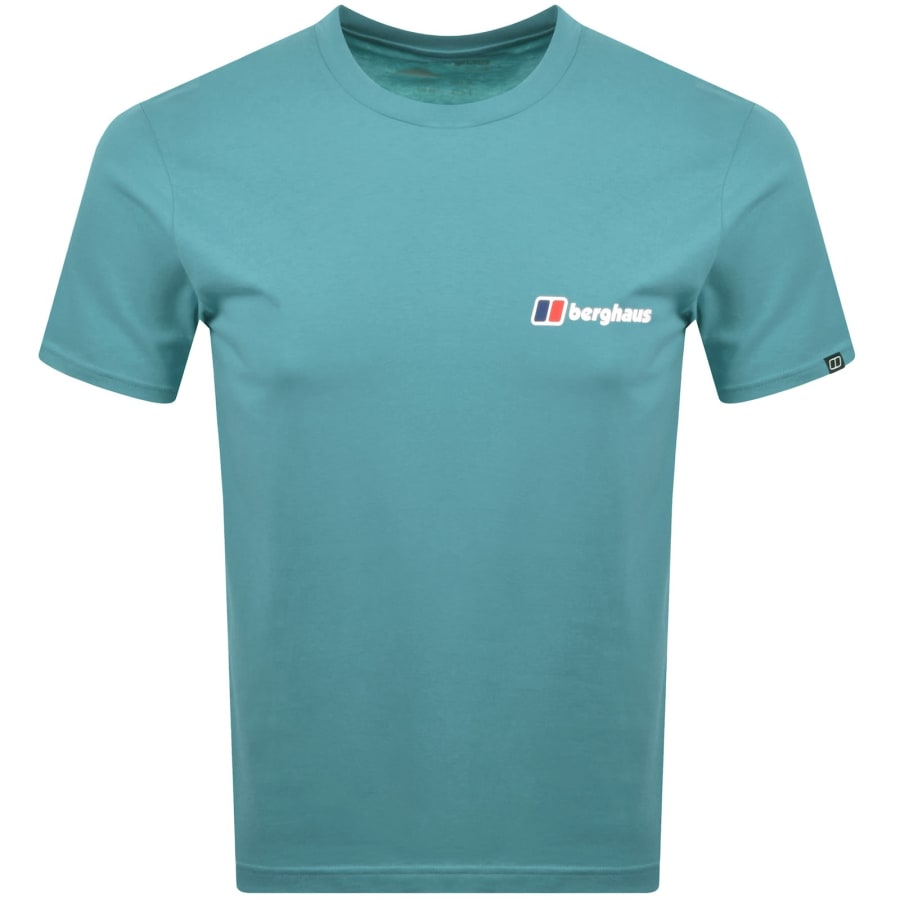 Image number 2 for Berghaus Front And Back Logo T Shirt Blue