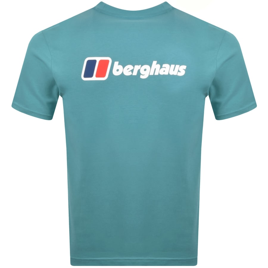 Image number 5 for Berghaus Front And Back Logo T Shirt Blue