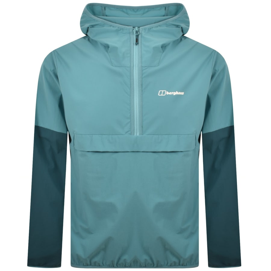 Image number 1 for Berghaus Wandermoor Wind Smock Jacket Blue
