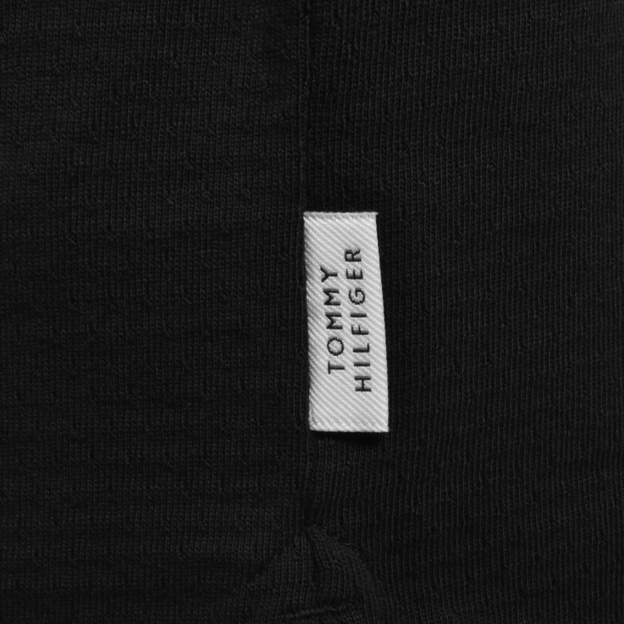Image number 4 for Tommy Hilfiger Logo Polo T Shirt Black