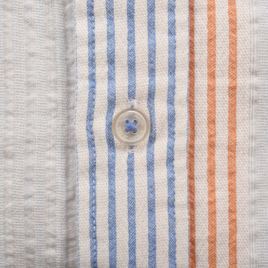Image number 4 for Tommy Jeans Relaxed Stripe Shirt White