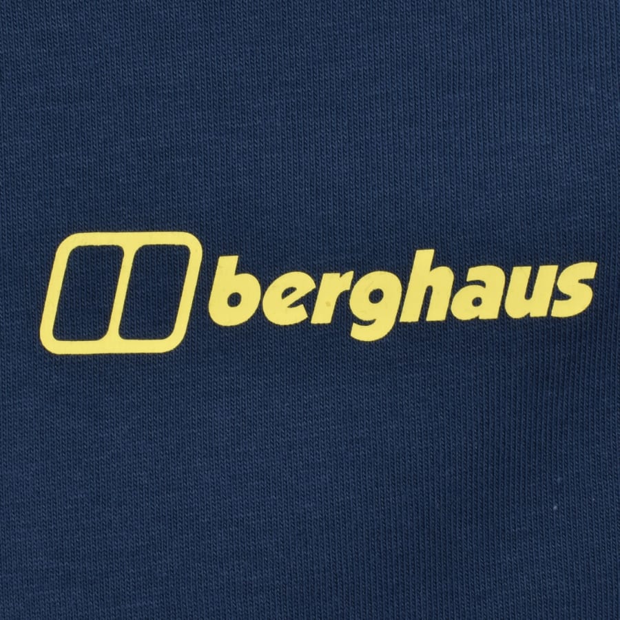 Image number 4 for Berghaus Matrix Logo T Shirt Dark Blue